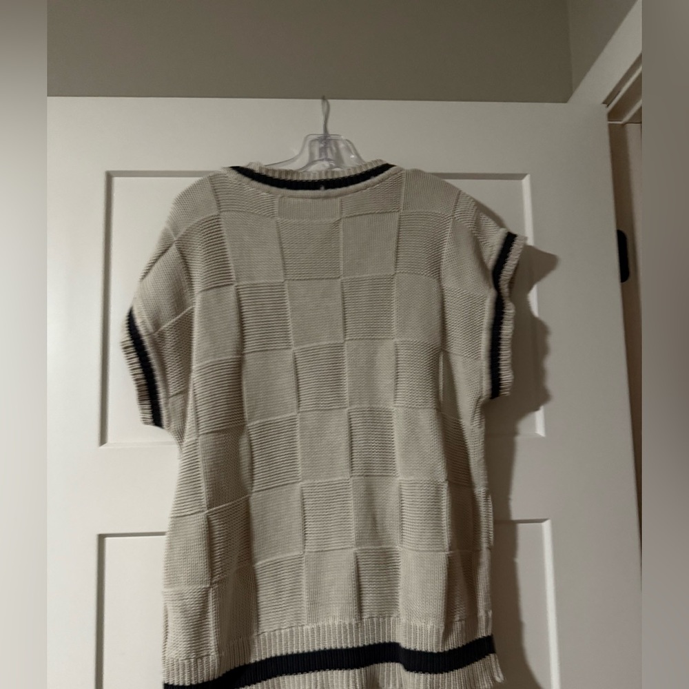 100% Regenerative Organic Certified® Cotton - Sweater Vest L - Picture 2 of 4